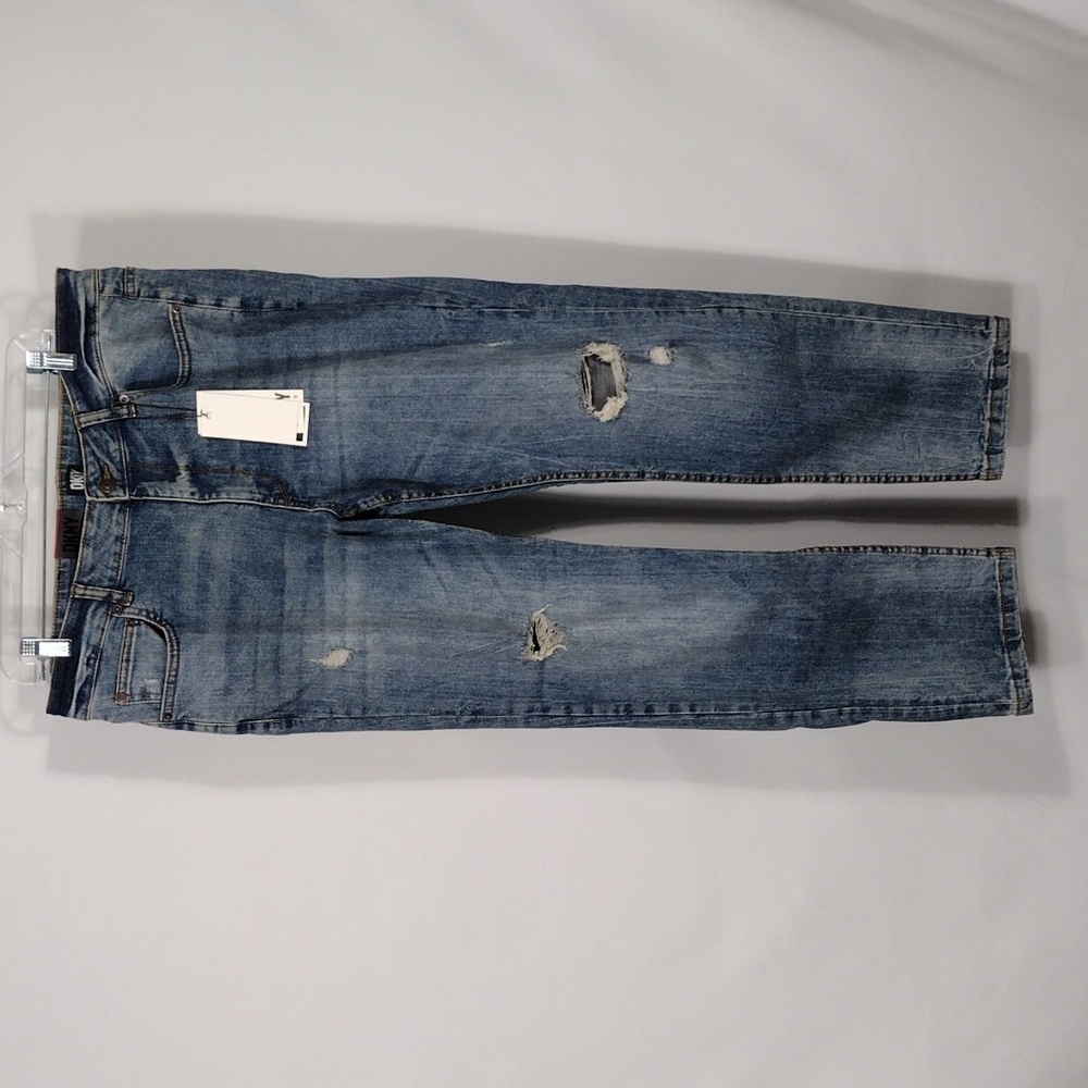NWT DKNY Jeans Mens Mercer Skinny Granite Wash size W36 x L29